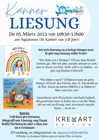 Flyer Kannerliesung 2023